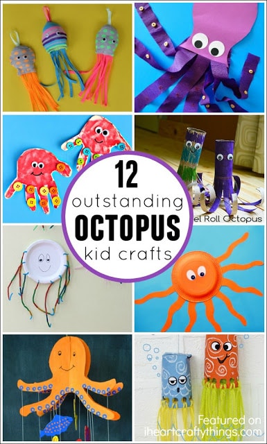 12 octopus kids crafts