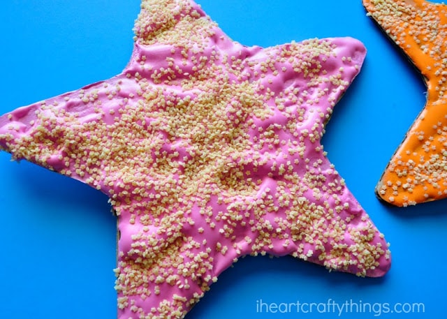 puffy paint starfish craft 4 1