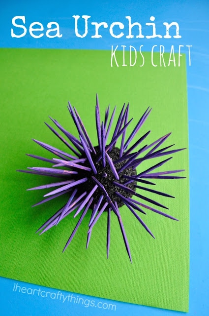 sea urchin kids craft