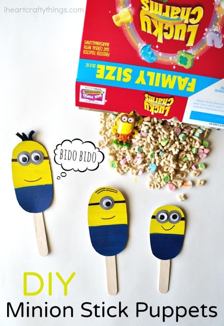 diy 7th minions puppets