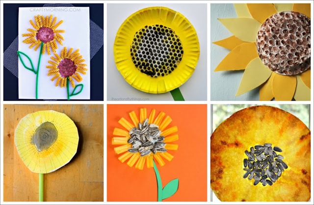 sunflower crafts for kids 2