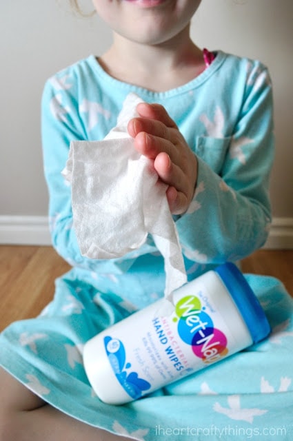 wet nap hand wipes