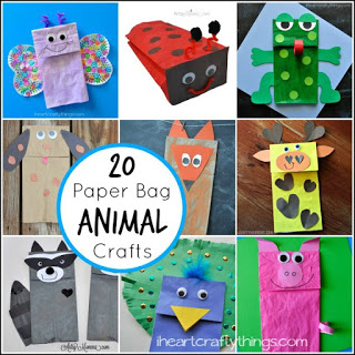 20 paper bag animal crafts 8 1