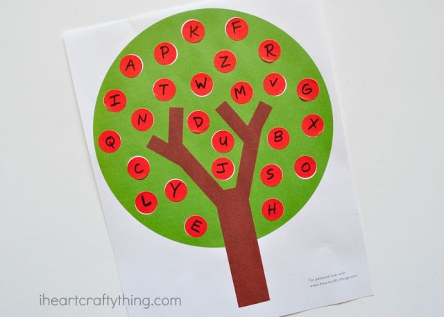 apple tree abc match 2