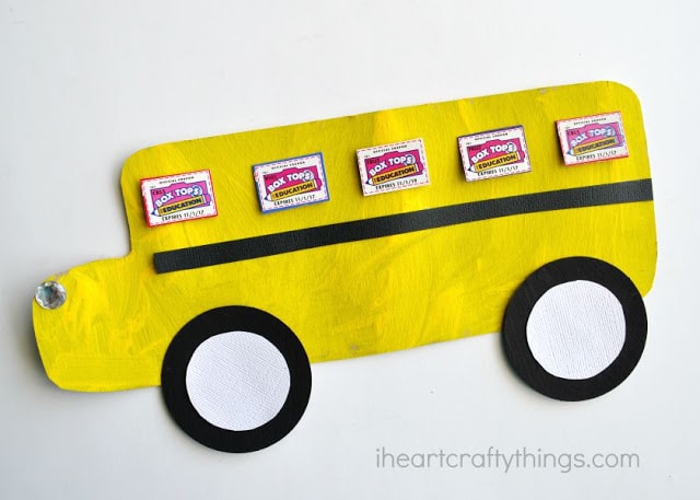 back to school bus craft 2