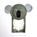 Paper Plate Koala Kid Craft - I Heart Crafty Things