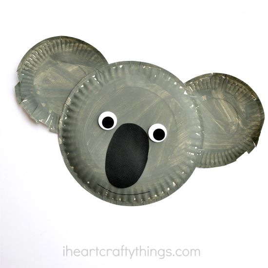 Koala Craft With Paper Plate For Kids