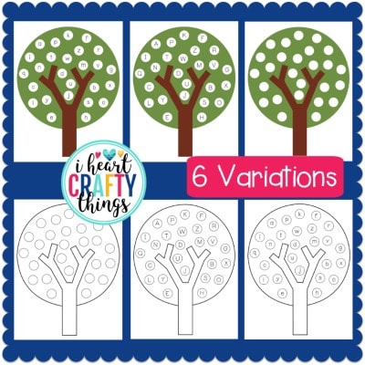 tpt apple tree alphabet match blog