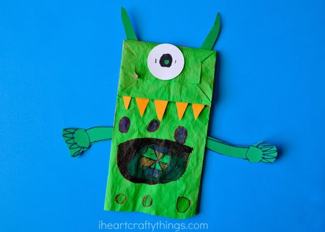 Paper Bag Monsters - Craftulate