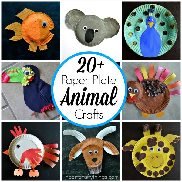 Super Easy Paper Animal Crafts for Kids