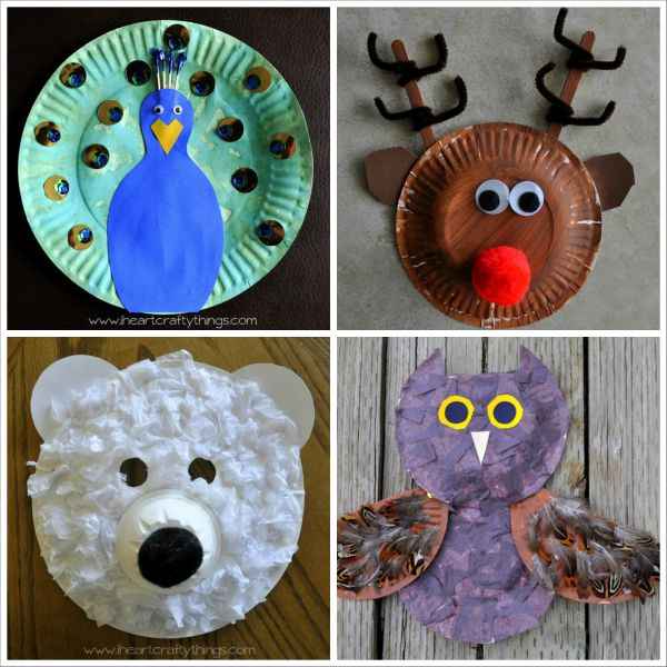 20+ Paper Plate Animal Crafts For Kids - I Heart Crafty Things