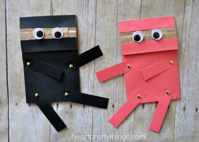 paper bag ninja craft 2