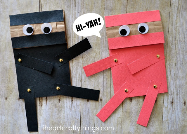 paper bag ninja craft 3