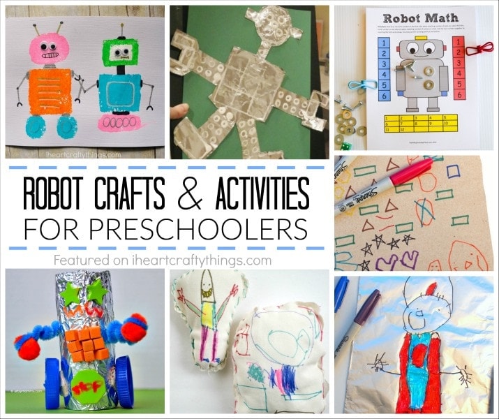 preschool robot crafts activities 2