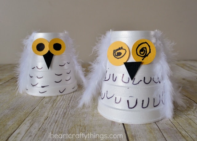 snowy owl kids craft 5