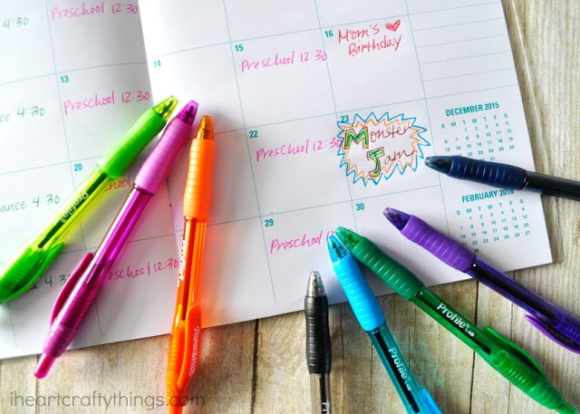 paper mate calendar pens