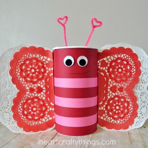 valentine butterfly craft