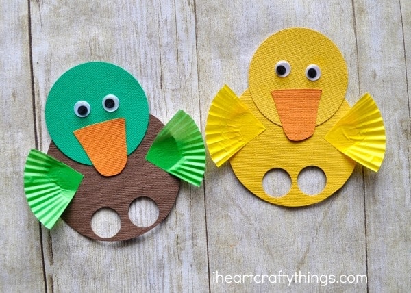 Adorable Duck Finger Puppets | I Heart 