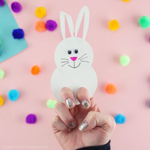 Incredibly Cute Bunny Finger Puppets - I Heart Crafty Things