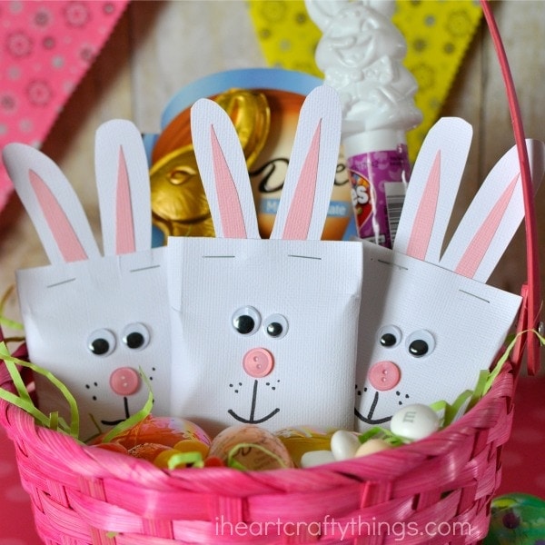 DIY Easter Bunny Candy Pouches