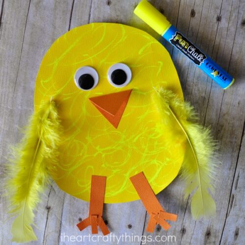 Simple Chick Craft For Kids - I Heart Crafty Things