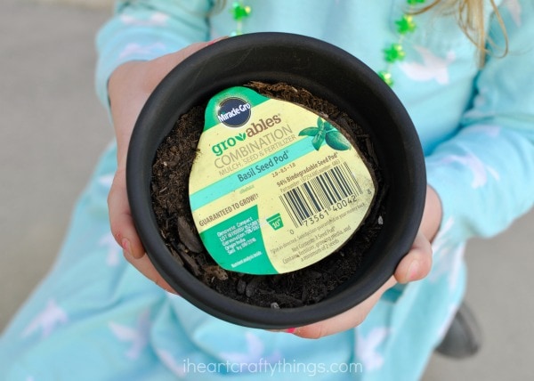 Children's herb garden with gro-ables