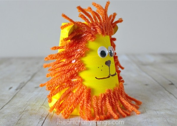 foam-cup-lion-craft-3