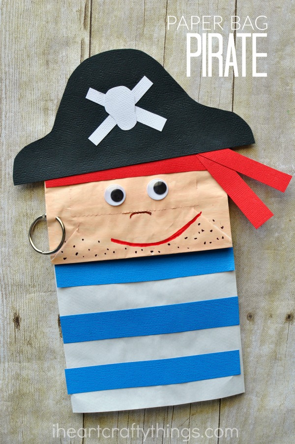 Shape Paper Bag Puppets • In the Bag Kids' Crafts