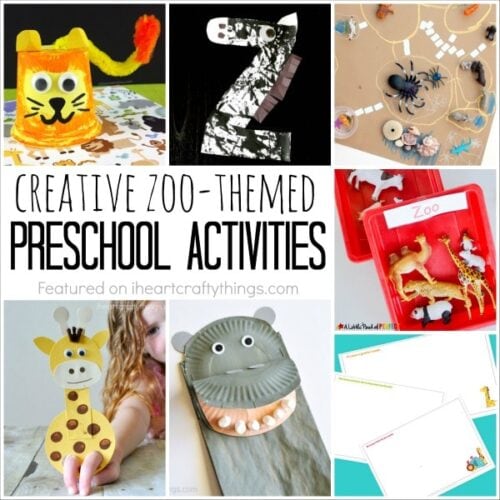 Creative Zoo Themed Preschool Activities - I Heart Crafty Things