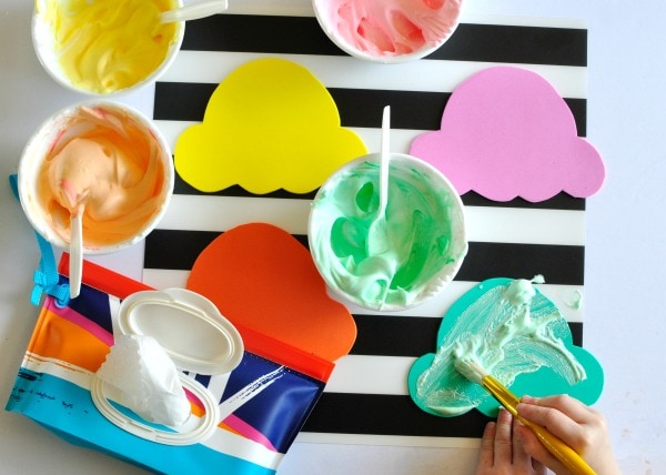 DIY Puffy Paint Ice Cream & Watermelon Crafts - S&S Blog