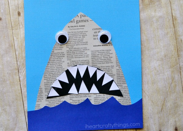 newspaper-shark-craft-3