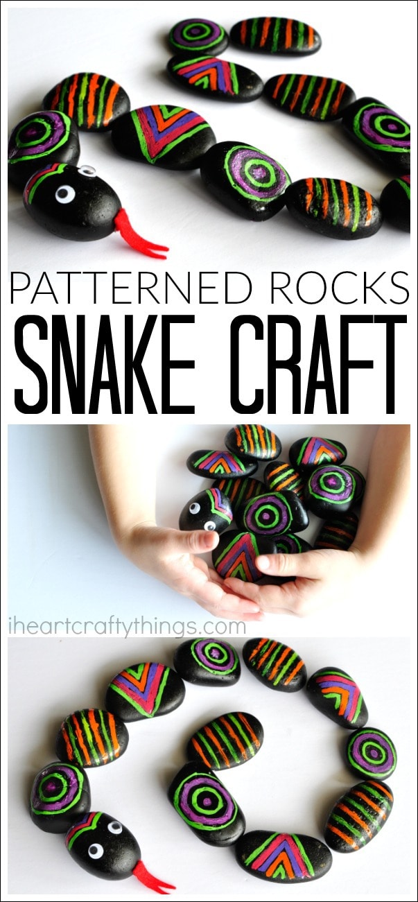 patterned-rocks-snake-craft