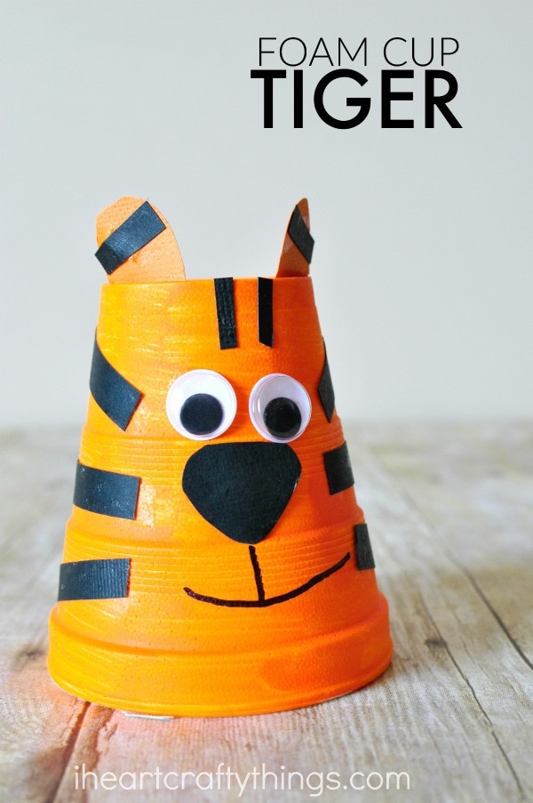 foam-cup-tiger-craft