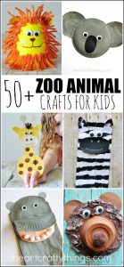 50+ Zoo Animal Crafts For Kids - I Heart Crafty Things