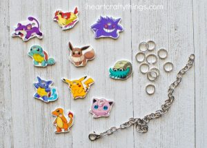 DIY Pokemon Go Charm Bracelet - I Heart Crafty Things