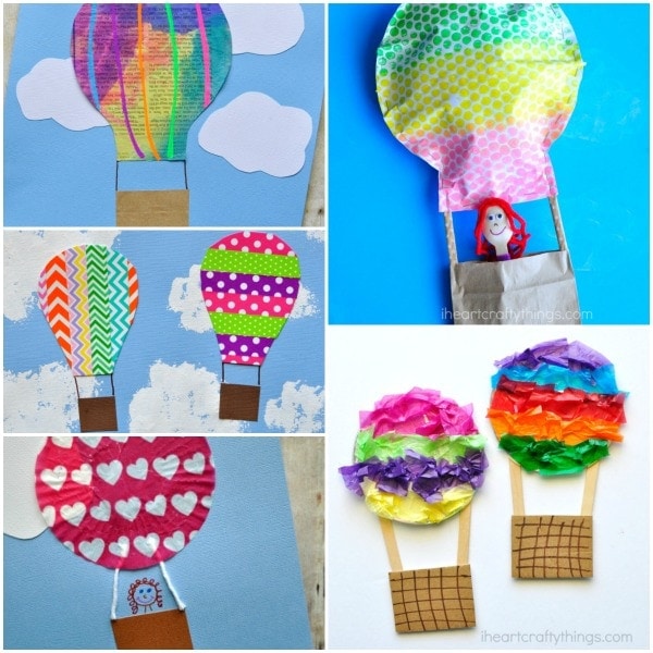 Hot Air Balloon Craft - Housebound with Kids