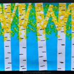 Take a drive through the mountains this fall and then make this beautiful fall aspen tree art. Fun fall craft for kids and fall art project for kids.