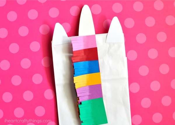 paper bag unicorn craft 4