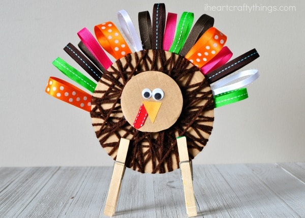 yarn-wrapped-ribbon-turkey-craft-4