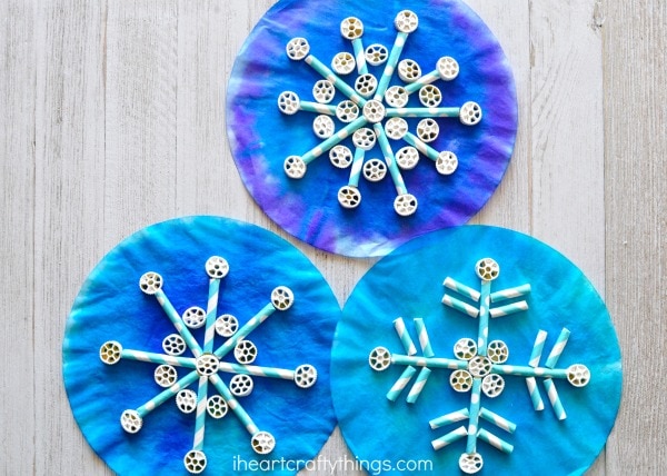 Paper Straw Snowflakes - Design Dazzle