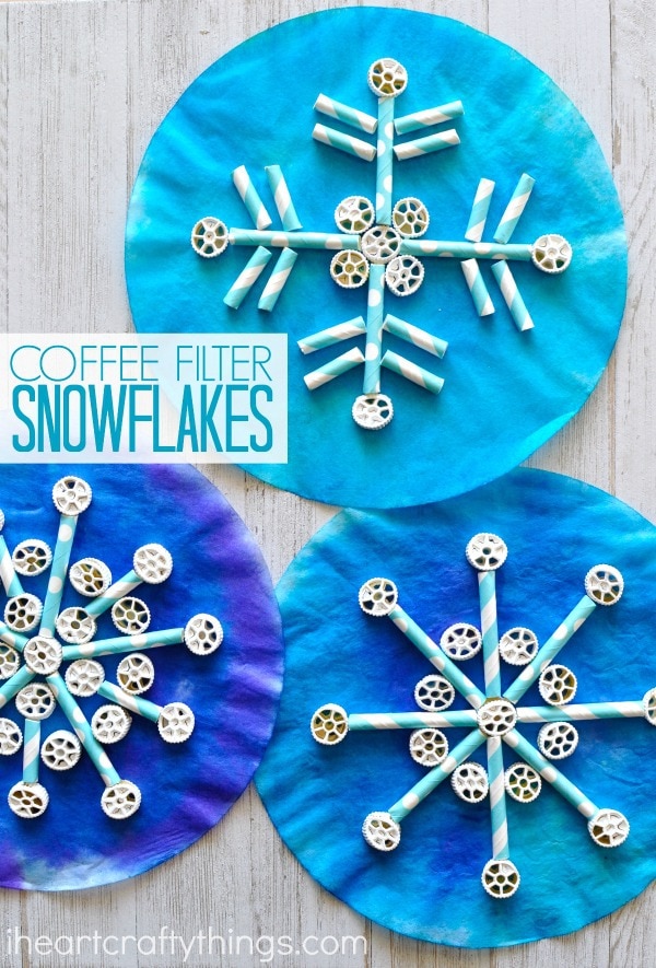 coffee-filter-snowflake-craft