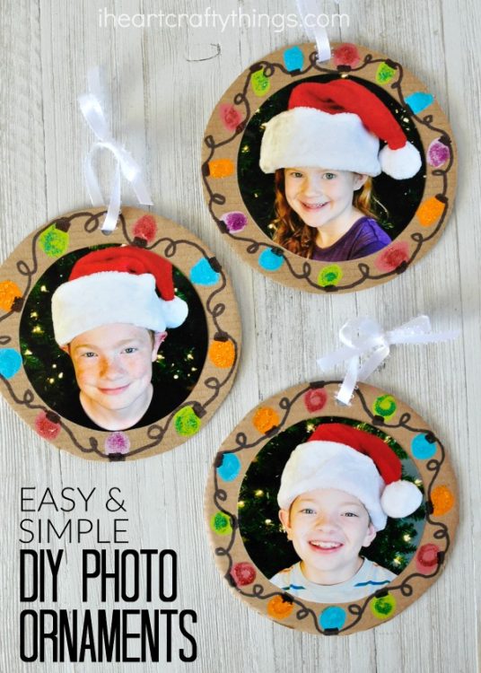 Christmas Photo Ornament Craft 