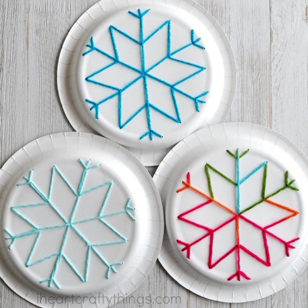 Snowflake paper plates new arrivals