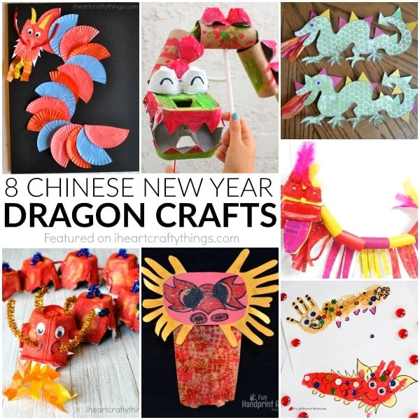 These awesome Chinese New Year Dragon crafts are perfect for celebrating Chinese New Year with kids. Fun Chinese New Year crafts for kids.