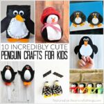 Here are 10 incredibly cute penguin crafts that are great for a winter kids craft, preschool craft and learning about winter animals.