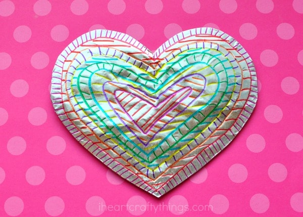 Foil Heart Cutouts