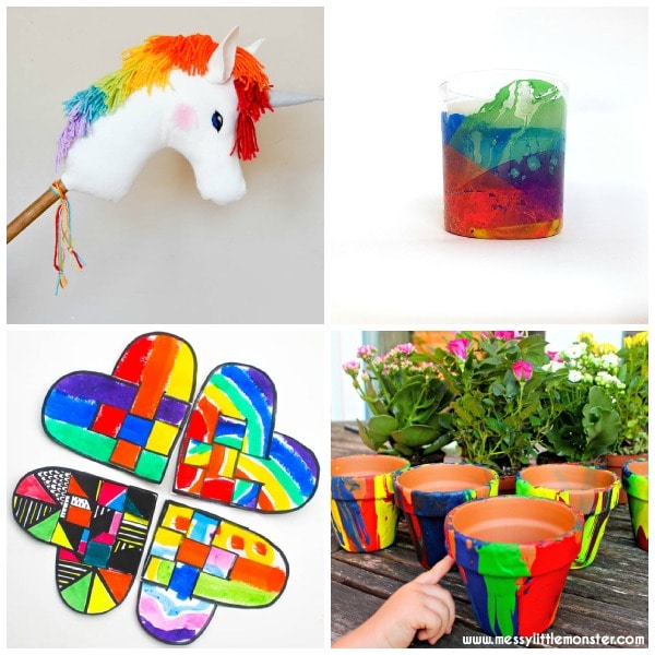 DIY Rainbow Unicorn Hobby Horse