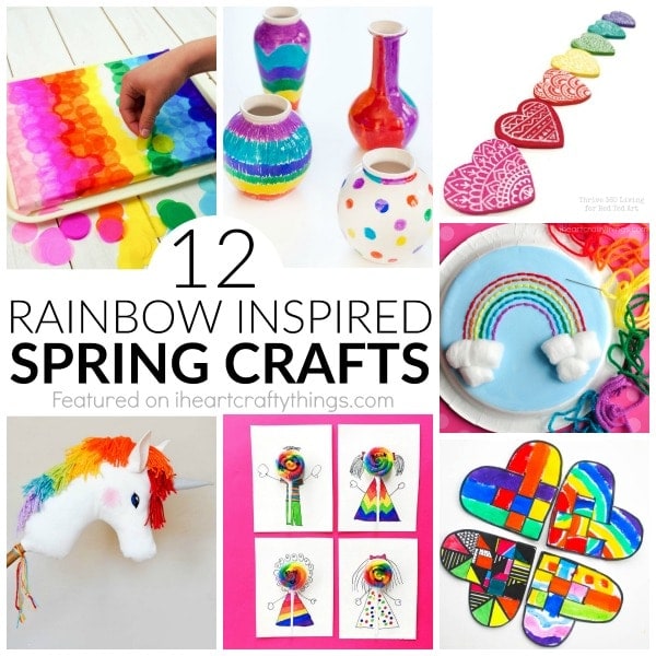 20 Fun Rainbow Crafts for Kids to Make this Spring