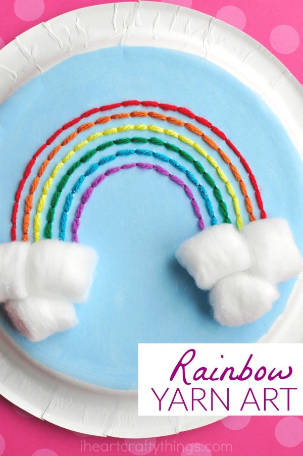 rainbow yarn art craft 7