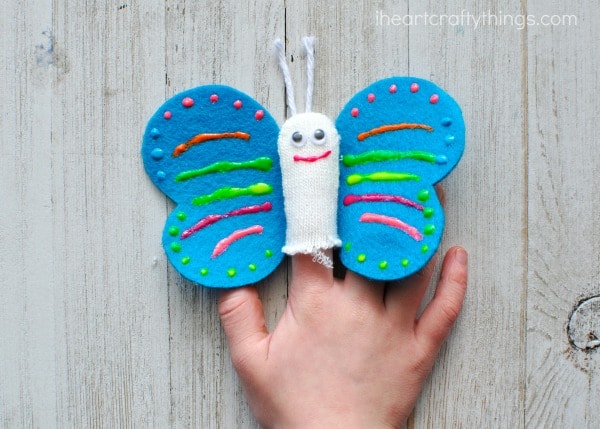 butterfly finger puppet